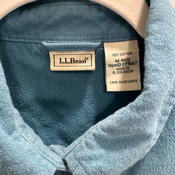 L.L. Bean chamois Button-Down Shirt M - Picture 2 of 5